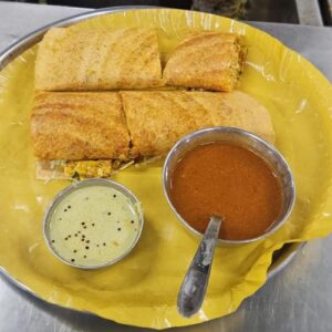 Cheese Garlic Masala Dosa