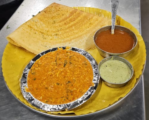 Red Gotala MYsore Dosa