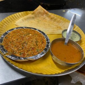 Paneer Bhurji Mysore Dosa