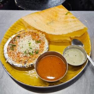 Palak Cheese Mysore Dosa