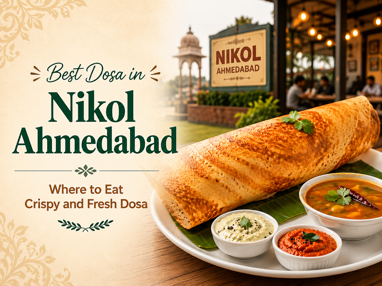 Best Dosa in Nikol Ahmedabad: Where to Eat Crispy and Fresh Dosa